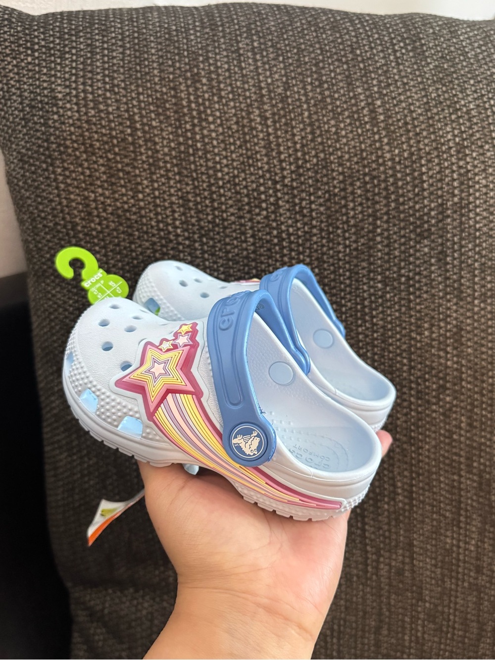 Crocs Kids' Star Lighted Classic Clog Toddler size C7
